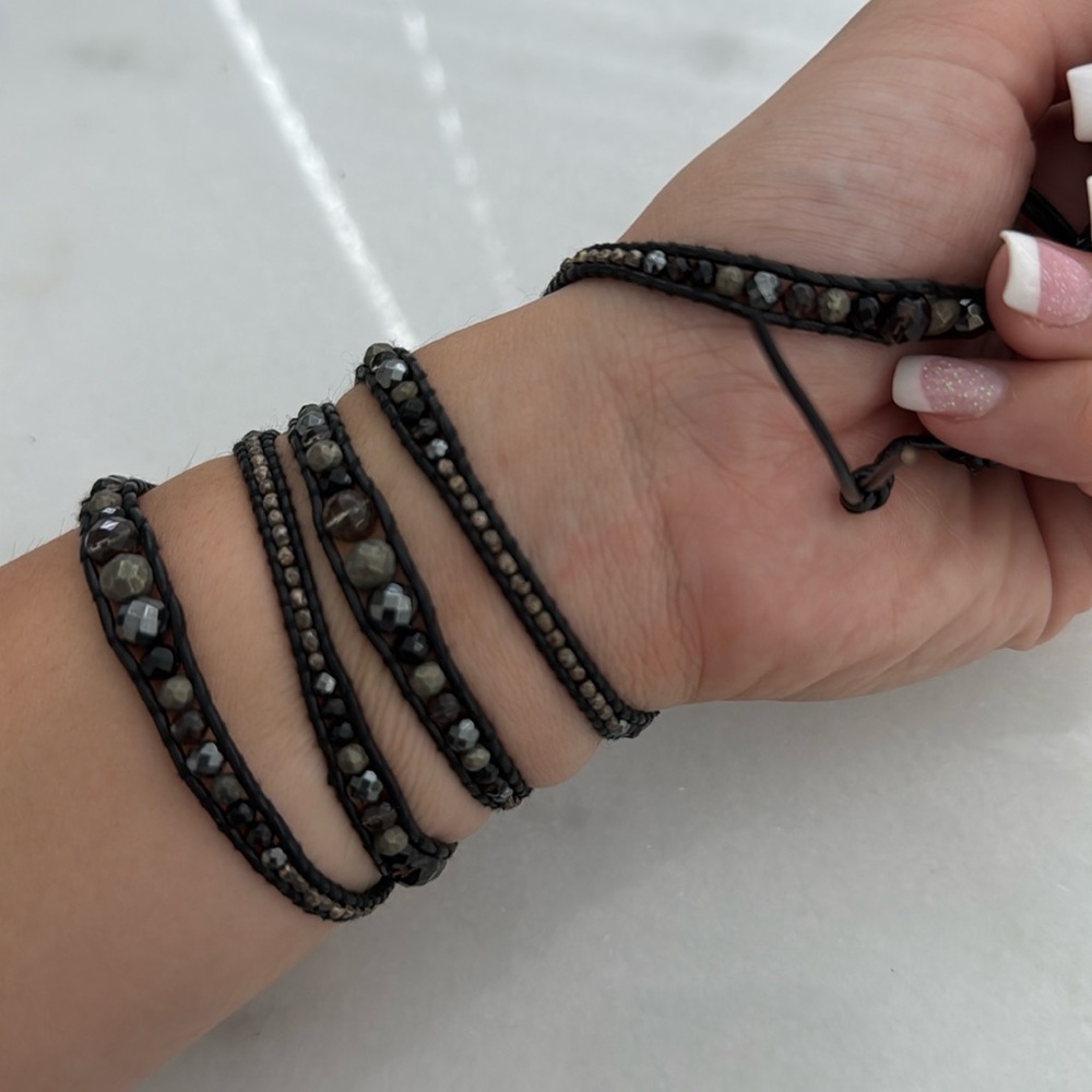 Chan Luu mix wrap bracelet